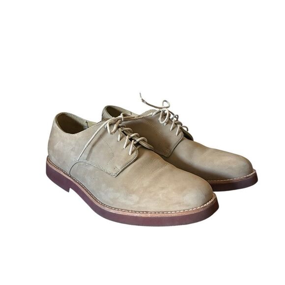 Tommy Bahama Tan Leather Derby Shoes Men’s Size 7 Tommy Bahama Oxfords Dress Shoes Made in Italy Leather  main image 4